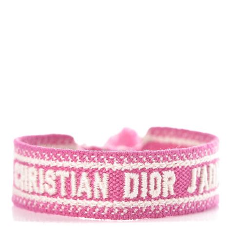 perfumable lace bracelet dior|Dior pink bracelet.